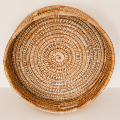 Round Woven Tray - Large